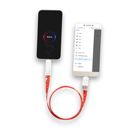 Cordón de Poliéster con Logotipo Impreso Personalizado, Cable USB Multiconector 6 en 1 de Carga Rápida de 60 W, Regalo Promocional Empresarial para Tarjetas de Identificación