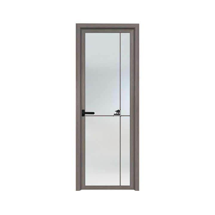 Modern Custom Picture Casement Door Decorative Aluminium Interior Bedroom Entry Swing Open Style Glass Steel Material for Villas