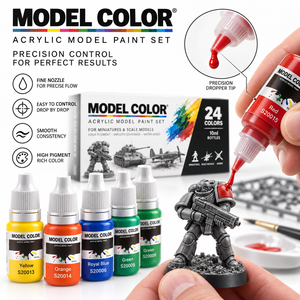 Juego de Pintura para Modelismo de 24 Colores 20ML, Pintura Acrílica para Kits de Modelos de Plástico, Figuras en Miniatura, Warhammer, <span class=keywords><strong>Gunpla</strong></span>, Aviones - Product Image 3