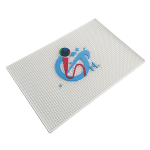 Custom Logo <b>Silicone</b> PVC Bar <b>Mat</b> Rubber Spill Pad Pub Runner Beer Rail <b>Mat</b> Drip Tray Non Slip Counter <b>Mat</b> Coaster Placemat - Product Image 5