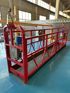 하이 퀄리티 Zlp 800 전기 곤돌라 리프트 무너진 플랫폼 창 청소 정지 플랫폼 곤돌라 전동 Zlp 800 - Product Image 5