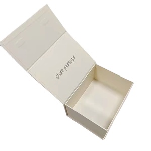 Caja de Regalo Magnética Plegable Pequeña Blanca con Tapa Abatible en Forma de Libro, Ecológica y de Lujo de HENGXING - Product Image 3