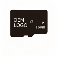 Carte mémoire en gros 256 Go haute vitesse classe 10 TF, carte mémoire flash portable pour appareil photo