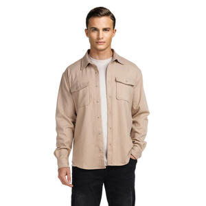 Gingtto ICO Vintage the <span class=keywords><strong>Dante</strong></span> Overshirt Venta al por mayor Camisas con logotipo personalizado Costo Camisas de manga larga Hombres - Product Image 5