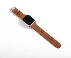 Correa Deportiva Transpirable de Cuero Genuino de Vaca Italiana de Lujo Handodo para Reloj Apple de 44/45/46/49 mm, Cierre de Gancho y Bucle Ajustable de 22 cm - Product Image 4