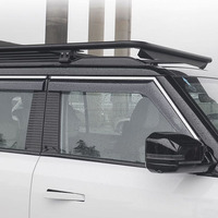 Visera para Ventana de Coche de ABS de Alta Calidad, 6 Piezas, Protector de Lluvia, Visera Solar Lateral, Deflector de Viento para Icar 03, Accesorios para Jaecoo J6