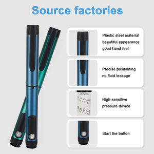 Reusable Durable Metal Peptide <b>Pen</b> V1 with Custom Logo <b>Refillable</b> Adjustable Dose Injection <b>Pen</b> for 3ml Glass Cartridge Vial - Product Image 6