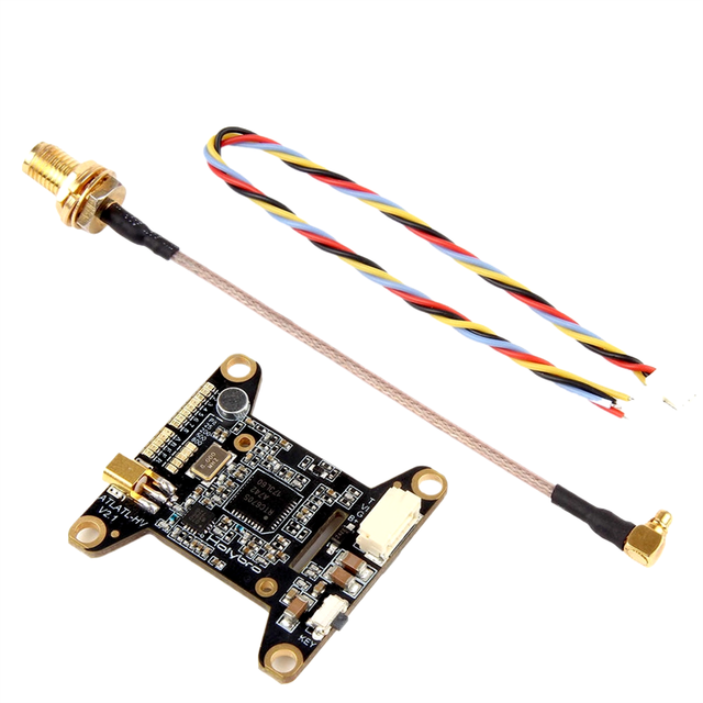 Holybro Atlatl HV V2 5.8G 40CH 0.5mW/25/200/500/800 Switchable FPV Video Transmitter for DIY Multirotor RC Drone FXB