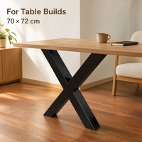 Pieds de table créatifs, base de bureau moderne en métal pour salle à manger, bureau, restaurant, bricolage