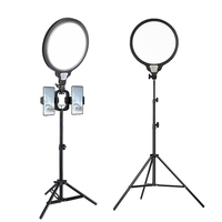 Anneau lumineux LED de 10 pouces en gros pour le maquillage, la photographie, panneau lumineux avec support, éclairage de remplissage pour les vidéos en direct, les séances photo en studio