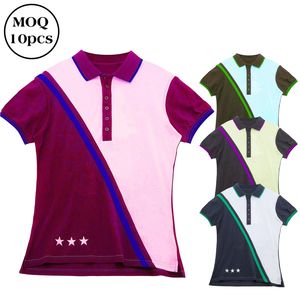 Camisetas de Golf para Hombre IGift, de Alta Calidad, Antiarrugas, Ecológicas, de Algodón, Corte Ajustado, Lisas, con Logotipo Personalizado, Uniformes Casuales - Product Image 1