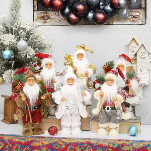 Bolsa de regalo de cono de pino de 12 pulgadas, mochila, adornos navideños de Papá Noel, 30cm, adornos navideños para muñecas, regalo - Product Image 3