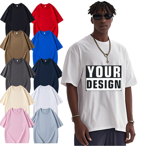 Camiseta Casual Personalizada para Hombre, 100% Algodón, 230g, Talla Grande, con Estampado en Relieve, Bordado, Transpirable - Product Image 1