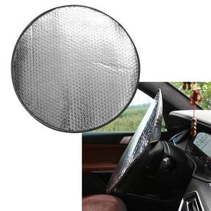 Accesorios Portátiles para Automóviles, Protector Solar para <span class=keywords><strong>Volante</strong></span>, Producto de Verano, <span class=keywords><strong>Funda</strong></span> para <span class=keywords><strong>Volante</strong></span> de Automóvil, Cubierta Parasol - Product Image 2