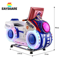 Machine à Balançoire d'Amusement de Jeu Vidéo d'Arcade pour Enfants, Simulateur Intérieur à Monnayeur