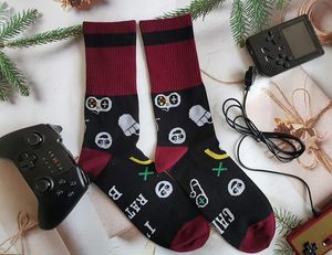 Gamer Vớ <span class=keywords><strong>Video</strong></span> Trò Chơi Crew Vớ, Retro Giao Diện Điều Khiển Và Phím Điều Khiển Mô Hình Với Bí Mật Tin Nhắn Duy Nhất Cho Esports Người Hâm Mộ Và Gamer Quà Tặng - Product Image 3