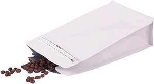 Bolsas Doypack Blancas de Material Laminado para Café con Válvula, Tamaño Personalizable, Resellables, a Prueba de Humedad, para Almacenamiento de Alimentos en Supermercados - Product Image 2