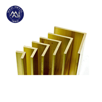 Barre en laiton Hpb59-1 Taille personnalisée Barre d'angle en L en laiton