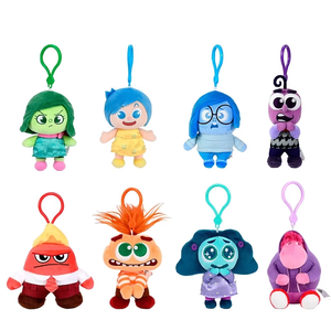 Fábrica al por mayor nuevo Inside Out 2 juguetes <span class=keywords><strong>de</strong></span> peluche Anime <span class=keywords><strong>dibujos</strong></span> animados juguete película Inside Out Plushie figura llavero <span class=keywords><strong>de</strong></span> peluche regalos - Product Image 6