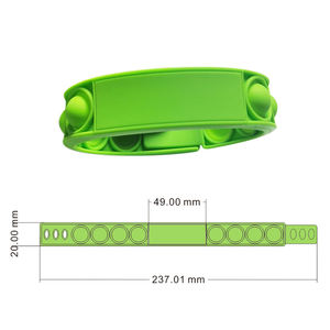 Precio de fábrica Popular Pop Fidget Bracelet / Anti-Tic Tac Toe Juguete sensorial para aliviar el estrés, venta al por mayor disponible - Product Image 4