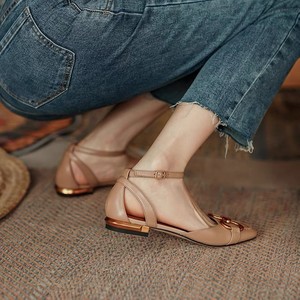 Flats <strong>Sandals</strong> for <strong>Women</strong> <strong>Strappy</strong> Loafers Ladies Fashion Trend Pumps Shoes PU Leather Business Work Casual Shoes Dropshipping Hot - Product Image 2