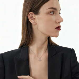 Collier Pendentif Saturne Tendance au Design Simple et Élégant, Vente en Gros <span class=keywords><strong>Direct</strong></span> Usine - Product Image 2