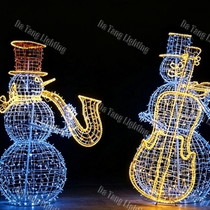 Festive Musical Instrument Light Sculptures for Resorts Theme Parks Commercial Streets and Christmas Photo Displays - Product Image 6