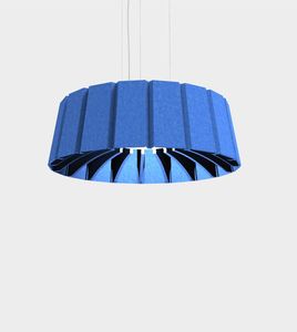 Pantalla de Lámpara Redonda de Poliéster <span class=keywords><strong>Absorbente</strong></span> de Sonido, Fácil de Ensamblar, Cubierta Acústica Reductora de Ruido para Espacios Comerciales - Product Image 4