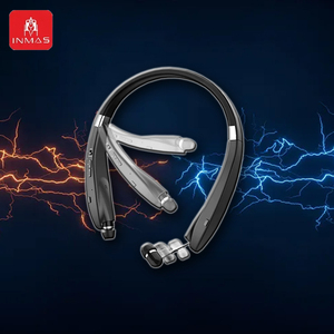 INMAS SX-991 Auriculares inalámbricos plegables con Bluetooth, auriculares estéreo Hifi con cancelación de ruido y micrófono - Product Image 5