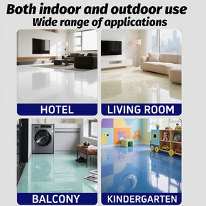 สีเคลือบพื้นปรับระดับเองแบบไม่มีสารตัวทำละลาย สีทาพื้นซีเมนต์ สีทาพื้นลายหินอ่อน สีอีพ็อกซี่ปรับระดับเอง - Product Image 5