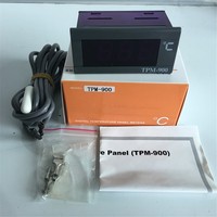 Régulateur de température numérique TPM-900 220V LED panneau mètre capteur Thermostat matière plastique OEM personnalisable