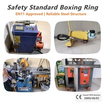 Ring de boxe personnalisé de haute qualité en acier inoxydable MMA UFC BJJ Boxing Thai Muay Sanda, antidérapant, durable, équipement de sol