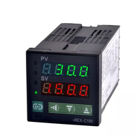 Vacorda kontroler suhu Digital REX-C100, kontroler temperatur LCD multifungsi pabrik untuk tungku peredam