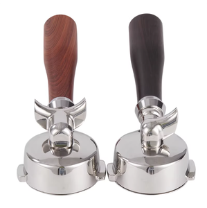 ตะแกรงกรองกาแฟแบบไม่มีก้น ขนาด 58 มม. รุ่นคลาสสิก สำหรับชา |   ดีไซน์แบบมือจับทำจากไม้เนื้อแข็ง ความจุ 350 มล. พร้อมตัวเลือกโลโก้แบบกำหนดเอง - Product Image 5