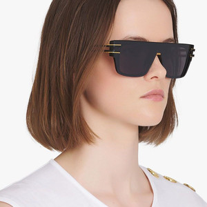 Custom Logo Vintage Men Women PC Gold <b>Frame</b> Sun Glasses UV400 One Piece Lens <b>Square</b> <b>Sunglasses</b> - Product Image 2