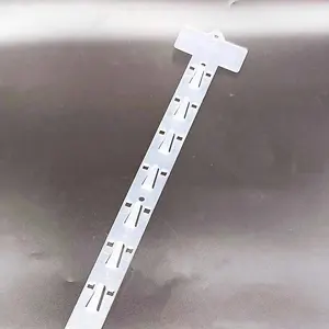 HiPlastics PP Clip Strip Snacks Hanger Plastic Retail Price Strip Holder for Retailing