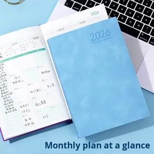 Agenda 2026, Nuevo Planificador Diario de Eficiencia, Cuaderno Manual, Una Página por Día, Calendario de Trabajo, Tamaño A3, Cubierta de Cuero, Estilo Impreso - Product Image 3