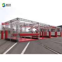 Sistema de Escenario y Estructura de Aluminio de Alta Calidad, Precio de Fábrica, Estructura de Aluminio Personalizada para Escenarios Móviles al Aire Libre