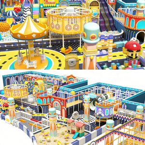 Aire de jeux intérieure sur le thème du carnaval personnalisable avec trampolines, toboggans et jeux interactifs pour centre de divertissement pour enfants - Product Image 6