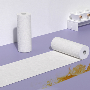 Toallas de Cocina de <span class=keywords><strong>Papel</strong></span>, 100% Pulpa de Material Virgen, Reutilizables, Lavables, Rollo de Toallas de Cocina Suaves - Product Image 5