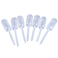 Fournitures de laboratoire, pipette Pasteur stérile en plastique LDPE jetable de 4 ml, 90 mm, 40 µl, avec échelle, tuyau gradué épaissi