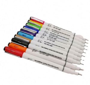 Nouveau style 2018 – Stylo de dessin à pointe micro-aiguille 48 couleurs, sans dégoulinement, pour papier, utilisation promotionnelle, sérigraphié - Product Image 1