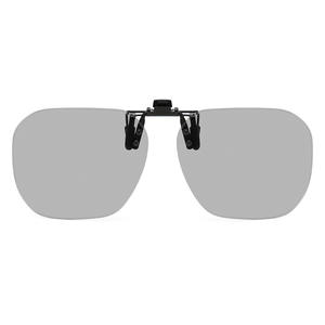 Lunettes de soleil polarisées à clipser 105 pour hommes, monture métallique, verres TAC, protection UV400, design carré, pour la conduite et les activités de plein air - Product Image 5