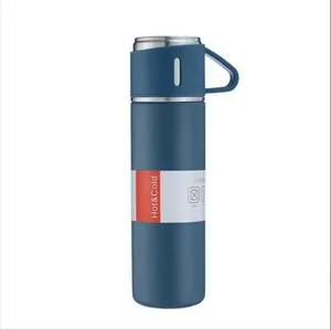 Ensemble cadeau de flacon isotherme avec deux tasses à café en acier inoxydable - Product Image 3