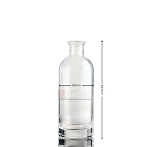 Tùy chỉnh thiết kế 375ml Rỗng <span class=keywords><strong>Vodka</strong></span> rượu rum Brandy Gin rượu Whisky kính uống chai - Product Image 3
