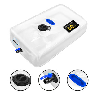 Couverture étanche pliable extérieure sans BPA Portable Transparent 10L randonnée Camping véhicule pochette de rangement d'urgence pour boire - Product Image 5