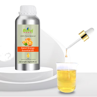 Huile Essentielle Naturelle Distillée Pressée à Froid BORUI en Gros, Huile Essentielle d'Orange Douce 100% Pure CAS 8008-57-9 pour l'Aromathérapie