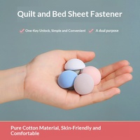 Attaches de drap de lit domestiques, clips de fixation pour couette et couverture, motifs champignon et couleurs macaron