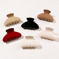 Pince à Cheveux Style Doux Mat Effet Vintage Morandi, Accessoire Coiffure Personnalisable pour Chignon Arrière de Tête Femme