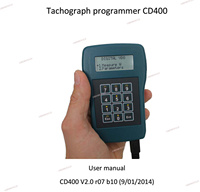 Programmeur de tachygraphe pour camion CD400, calibre les programmes analogiques et numériques pour tachygraphe numérique, outil de tachygraphe pour camion.